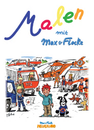 Max und Flocke Malbuch